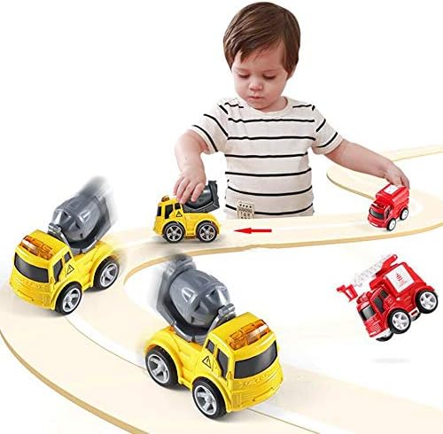 TRUCK CONSTRUCTION VEHICLE PULL BACK CAR TOY