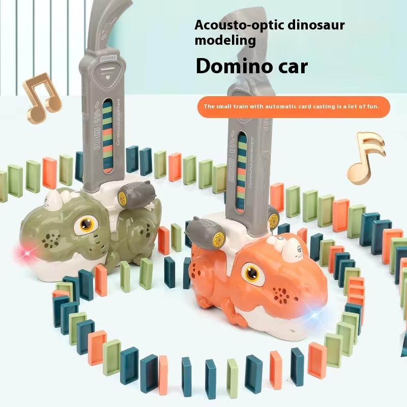 DINOSAUR DOMINO TRAIN SET
