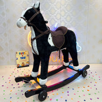 Thumbnail for KIDS LARGE ROCKING HORSE WITH WHEEL LIGHTS & MUSIC