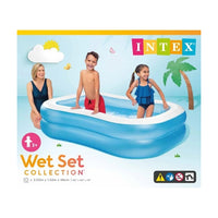 Thumbnail for INTEX SWIM CENTER FAMILY SWIMMING POOL WHITE BLUE - 57180