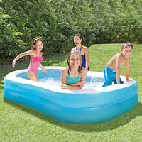 Thumbnail for INTEX SWIM CENTER FAMILY SWIMMING POOL WHITE BLUE - 57180