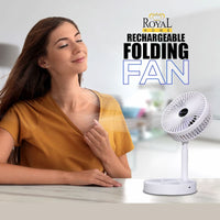 Thumbnail for PORTABLE RECHARGEABLE TELESCOPIC FOLDING FAN