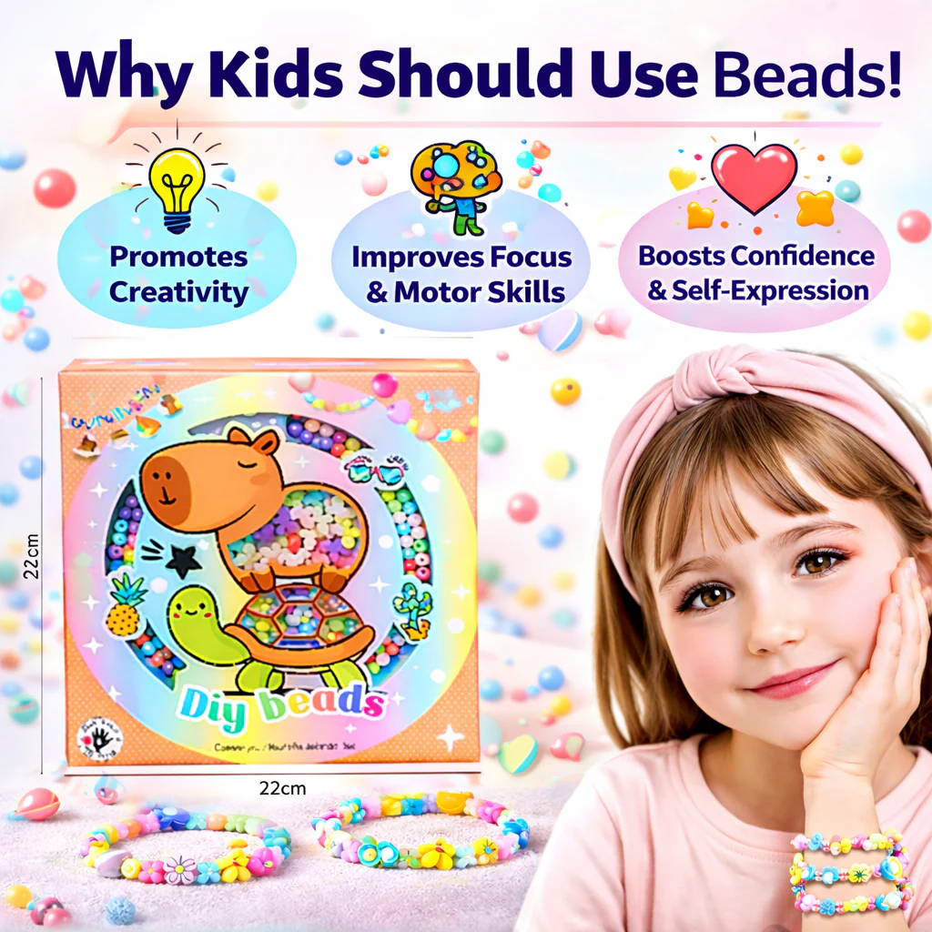 GIRLS DIY BEADS MACRON SERIES SET