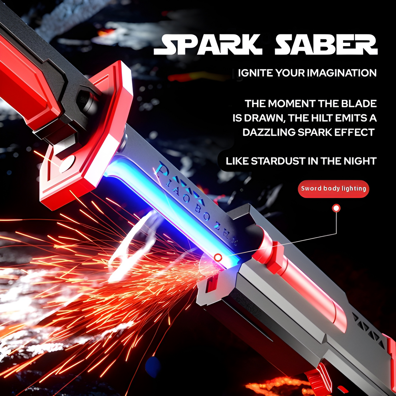 SPARKBLADE LED SWORD WITH SMOKE & SPARK EFFECT