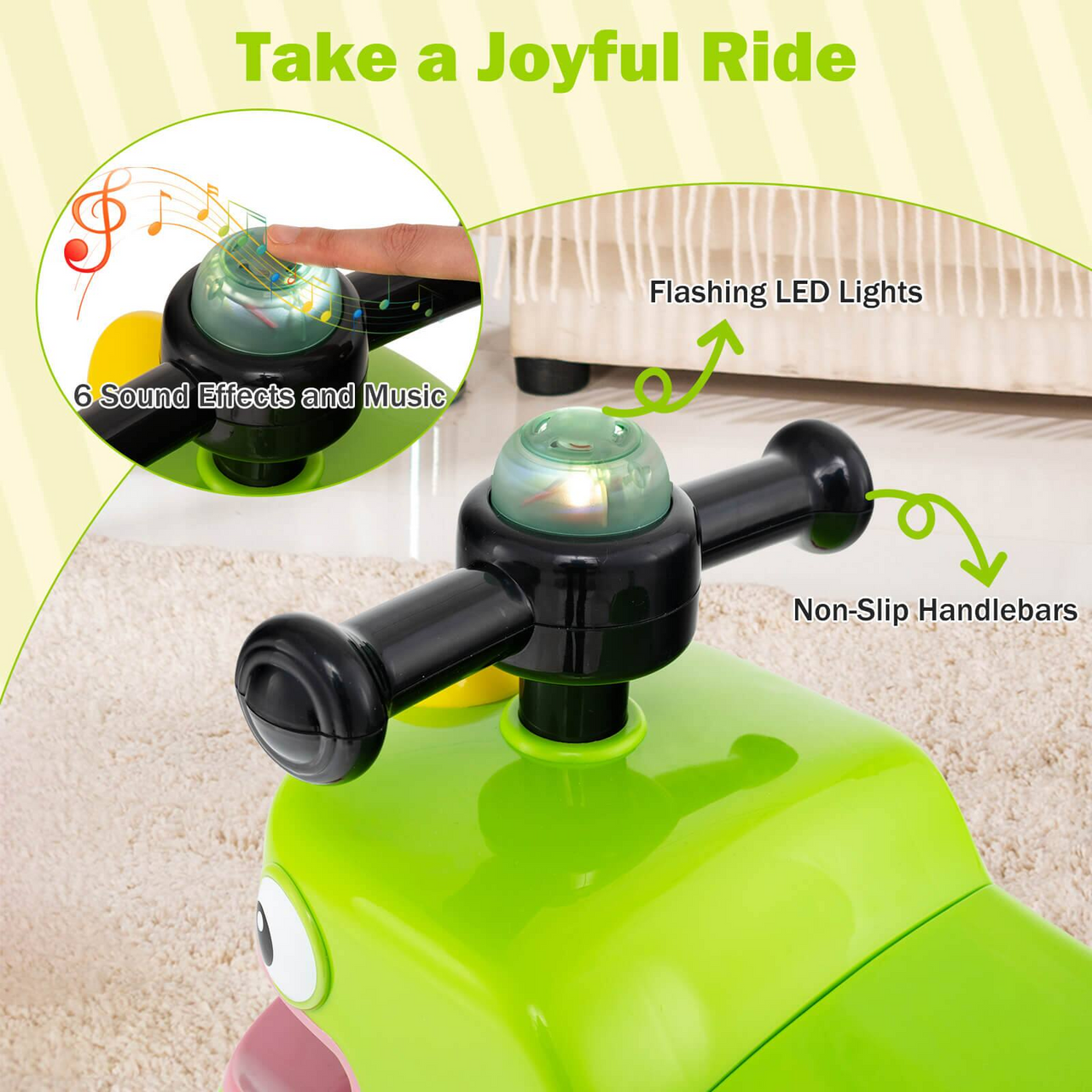 DINOSAUR KIDS TOLO & PUSH CAR WITH STORAGE BOX