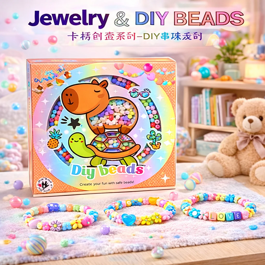 GIRLS DIY BEADS MACRON SERIES SET