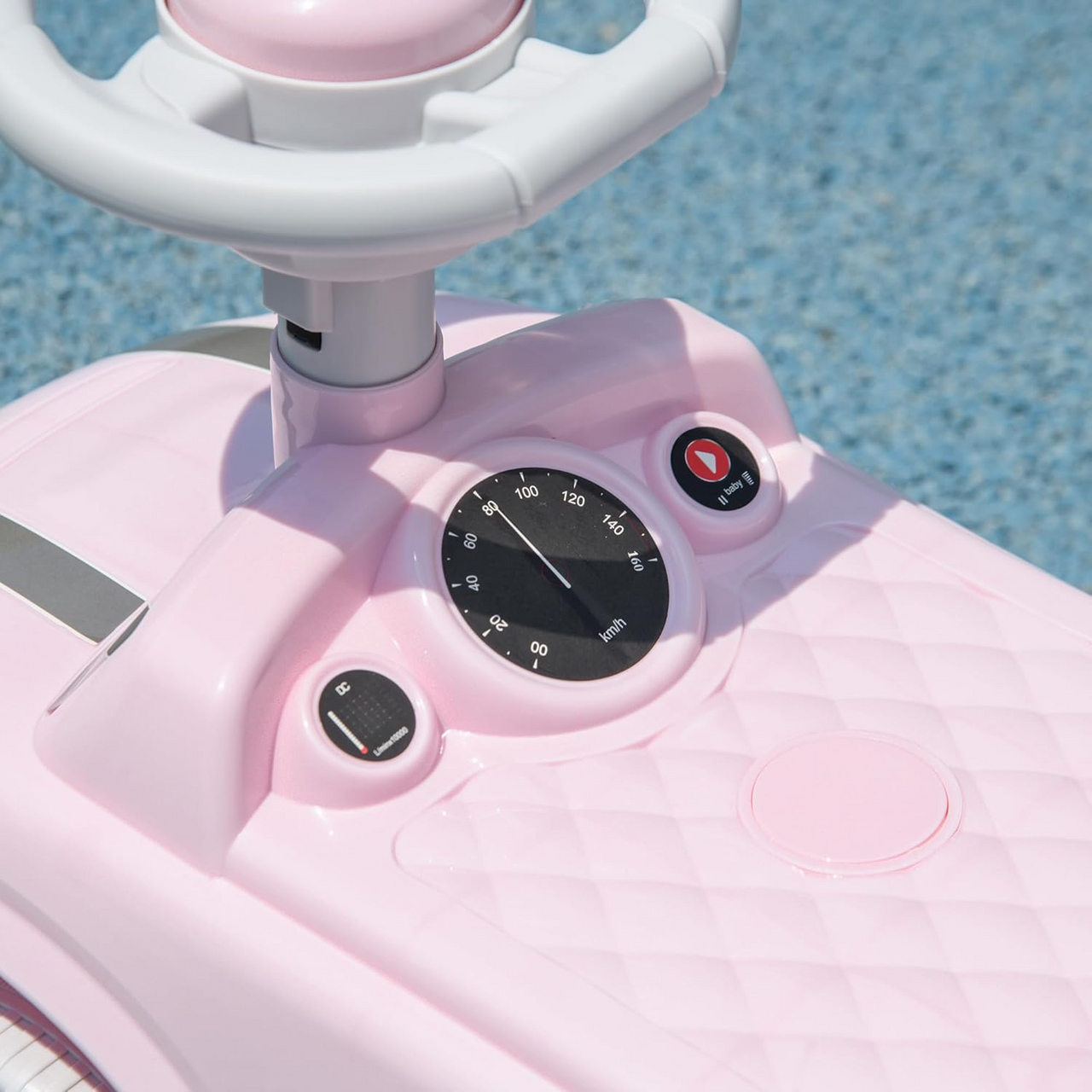 FOOT TO FLOOR PUSH CAR WITH LIGHT & MUSIC