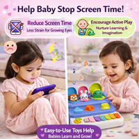 Thumbnail for 2 IN 1 ANIMAL MUSICAL PIANO & XYLOPHONE