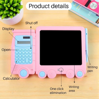 Thumbnail for KIDS CALCULATOR & WRITING TABLET COMBO – 2-IN-1 LEARNING DRAWING PAD WITH STYLUS