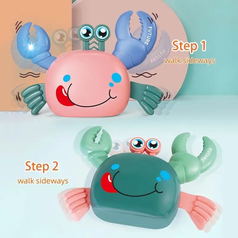 CRAWLING CRAB WITH LIGHT & MUSIC FOR KIDS