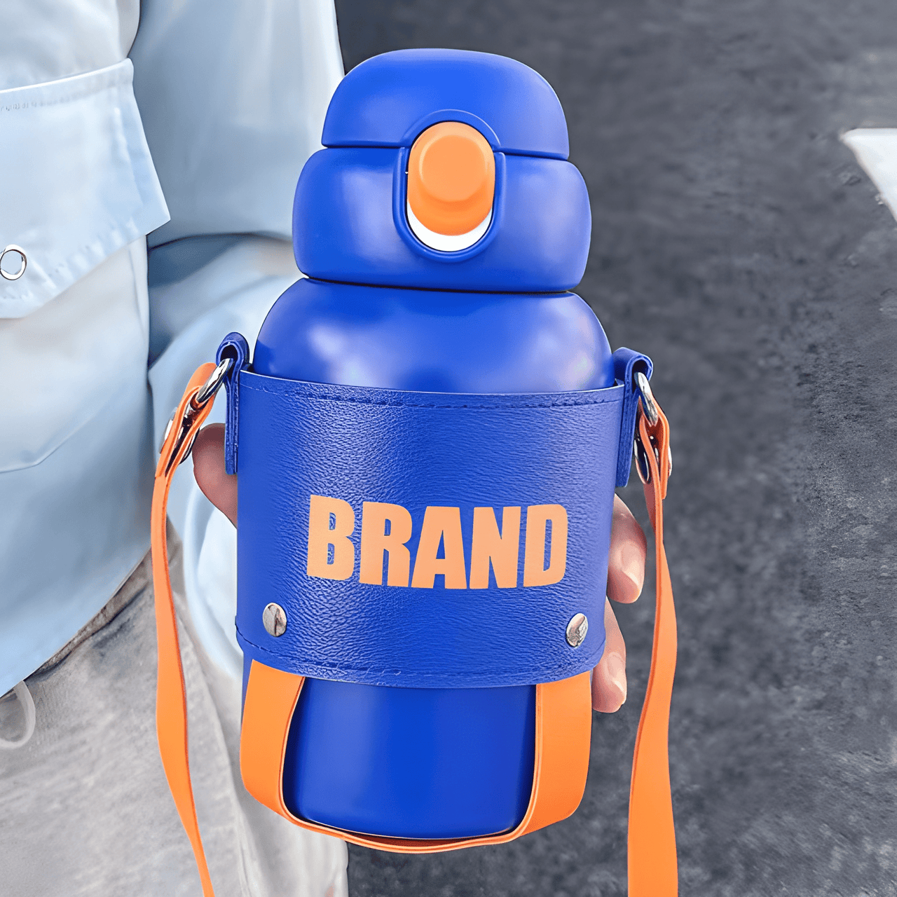 BRAND STRAP WATER BOTTEL COLLECTION ( PACK OF 1 )