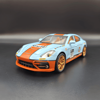 Thumbnail for 1:24 PORSCHE PANAMERA S GULF BLUE ALLOY DIE CAST MODEL