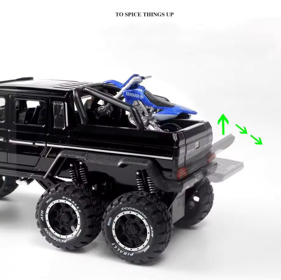 1:24 MERCEDES-BENZ G63 6X6 ALLOY DIECAST MODEL