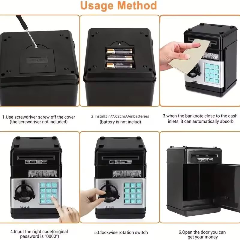 ATM MACHINE FOR SAVING MONEY