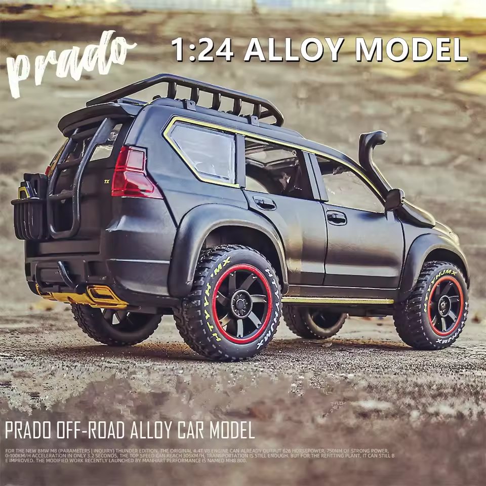 1:24 TOYOTA PRADO ALLOY DIECAST MODEL