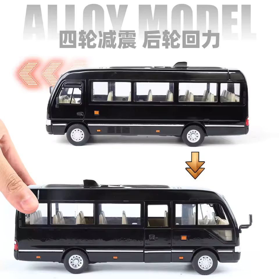 1:24 COASTER BUS DIECAST ALLOY MODEL CAR