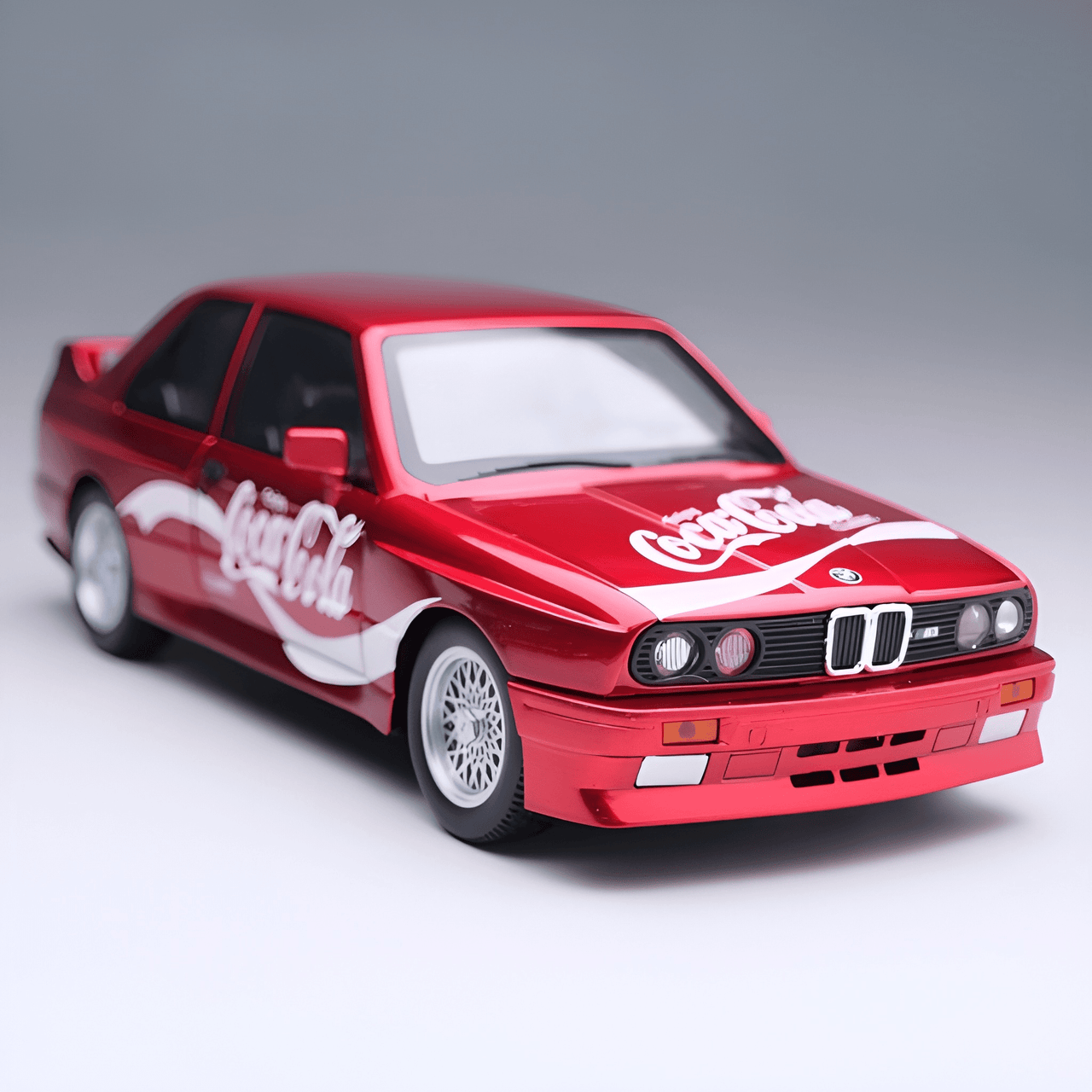 1:24 BMW M3 CLASSIC RED ALLOY DIECAST MODEL CAR