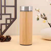 Thumbnail for ECO BAMBOO STYLE STAINLESS STEEL WATER BOTTLE