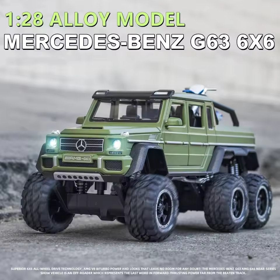 1:24 MERCEDES-BENZ G63 6X6 ALLOY DIECAST MODEL