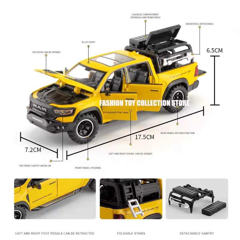 1:32 MAMMOTH 1000 TRX ALLOY DIECAST MODEL
