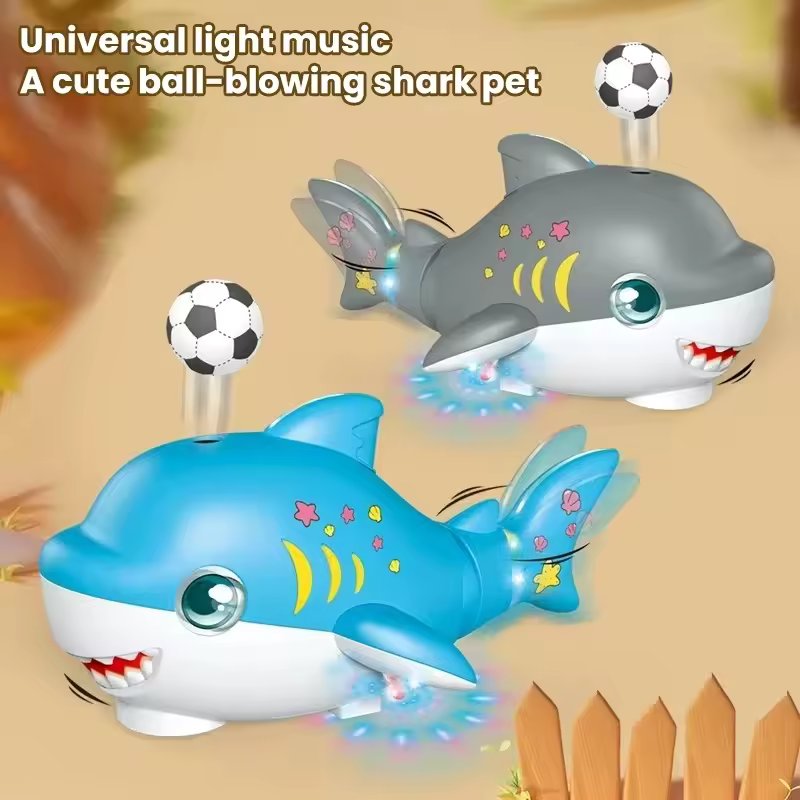 BLOWING BALL DANCING SWING MUSICAL SHARK