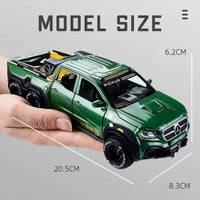 Thumbnail for 1:28 MERCEDES BENZ X-CLASS EXY 6X6 ALLOY DIECAST MODEL