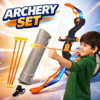 Thumbnail for LIGHT-UP KIDS BOW & ARROW ARCHERY SET