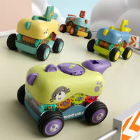 Thumbnail for FRICTION CAR WITH WHISTLE - 4PC