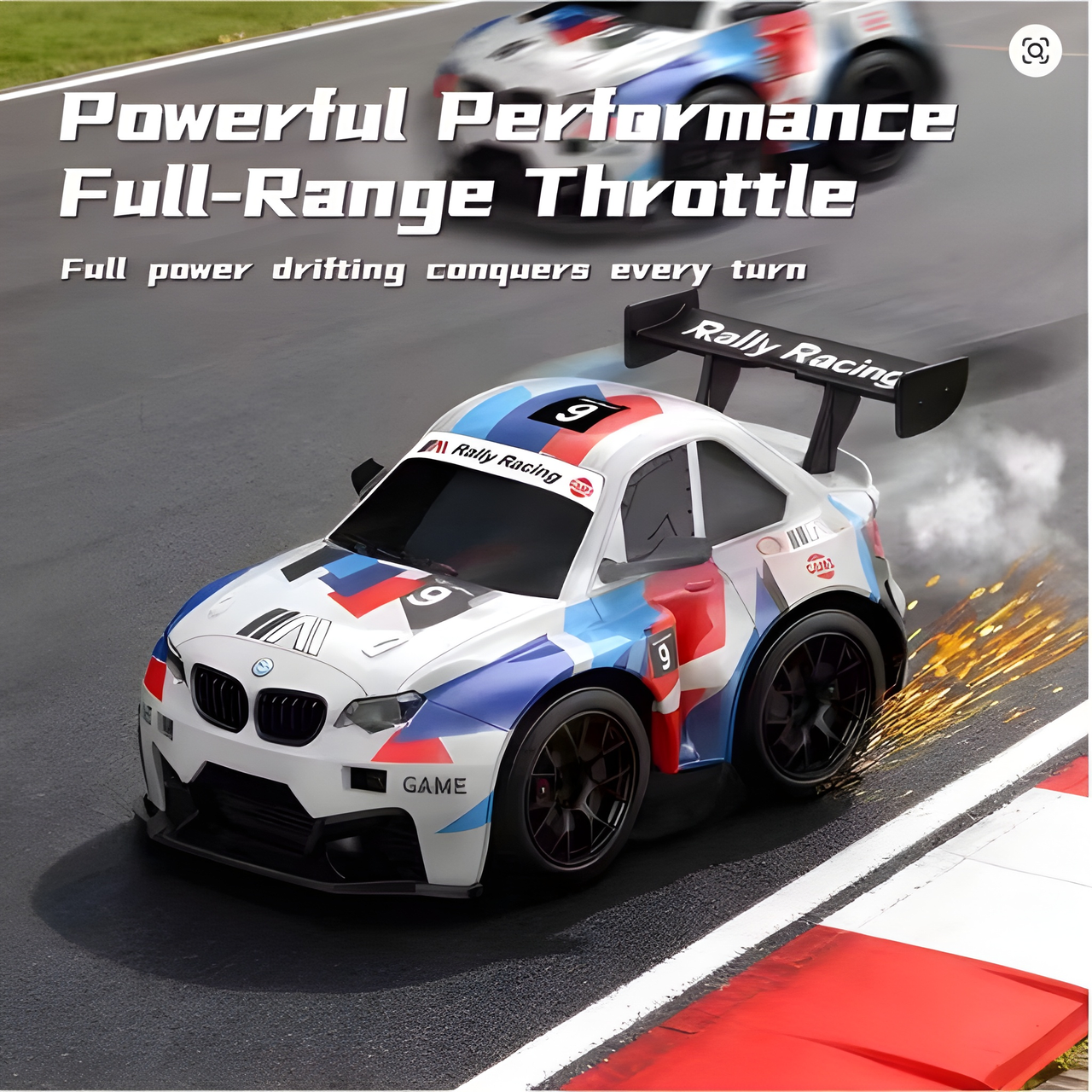 BMW M4 DRIFT HIGH-SPEED REMOTE CONTROL SPARKING EFFECT CAR