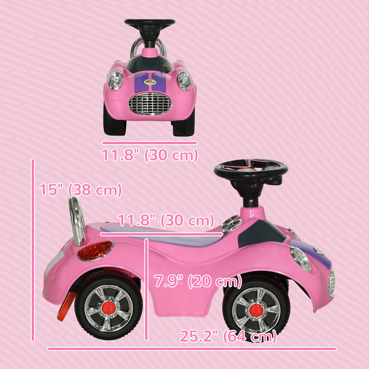 MINI COOPER KIDS TOLO PUSH CAR WITH MUSIC AND LIGHT