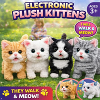 Thumbnail for CUTE WALKING CAT PLUSH PET WITH SOUND ( PACK OF 1 )
