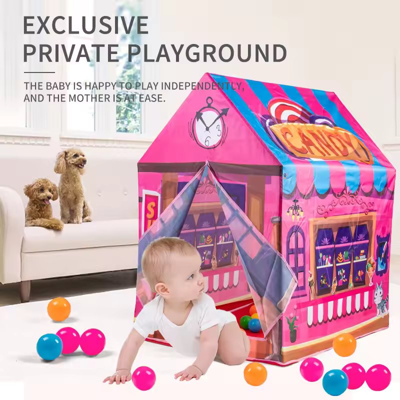 CANDY TENT PLAY HOUSE FOR KIDS
