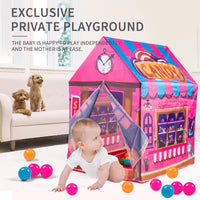 Thumbnail for CANDY TENT PLAY HOUSE FOR KIDS