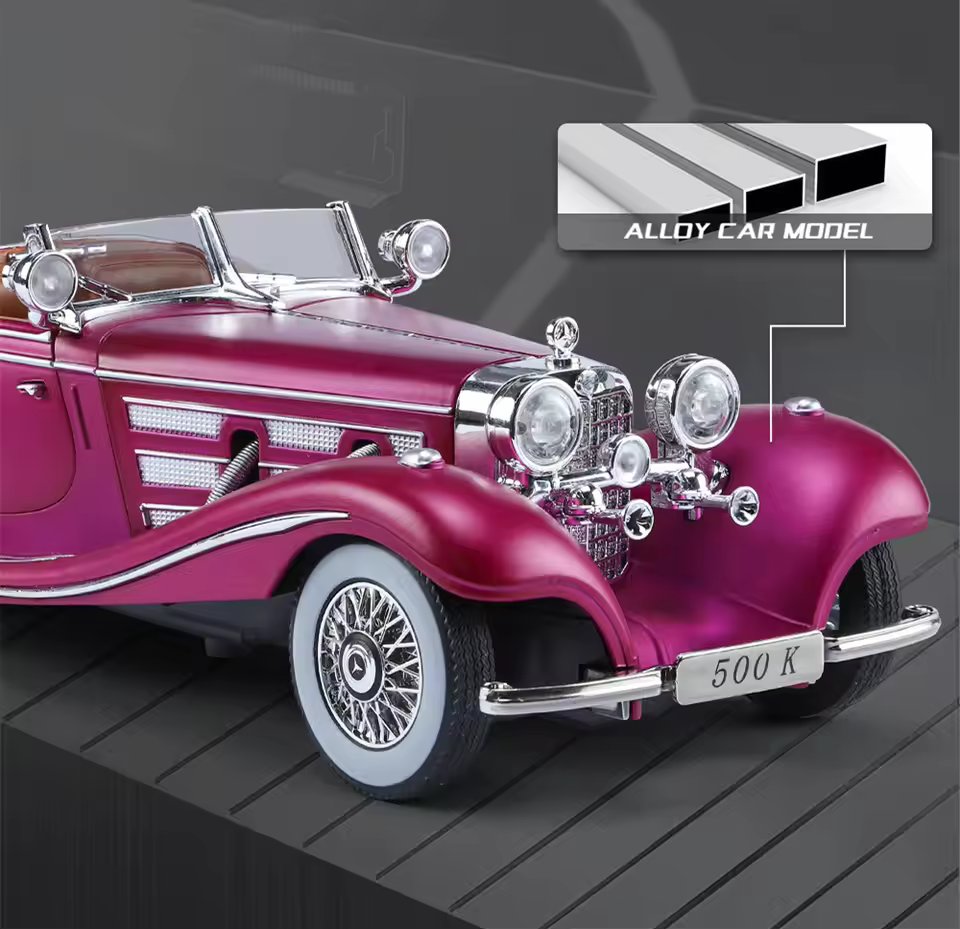 1:24 1936 MERCEDES-BENZ 500K METAL DEICAST MODEL