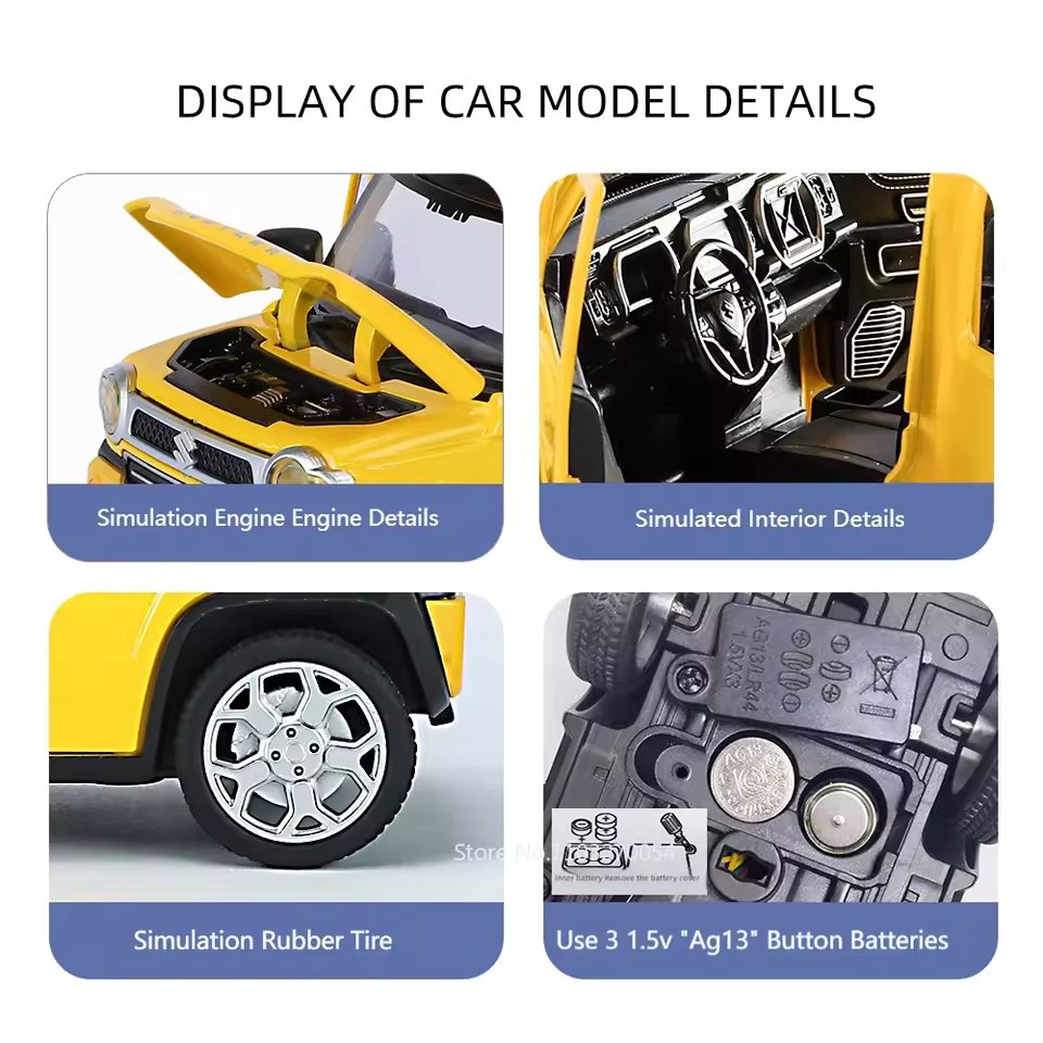 1:22 SUZUKI HUSTLER ALLOY DIECAST MODEL