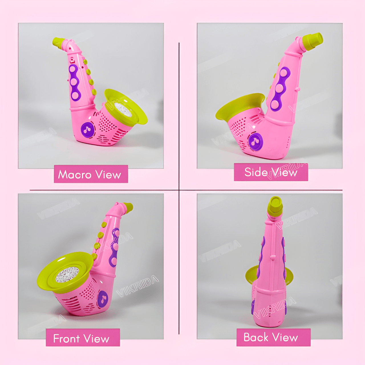 SAXOPHONE BUBBLE MACHINE GUN FOR KIDS