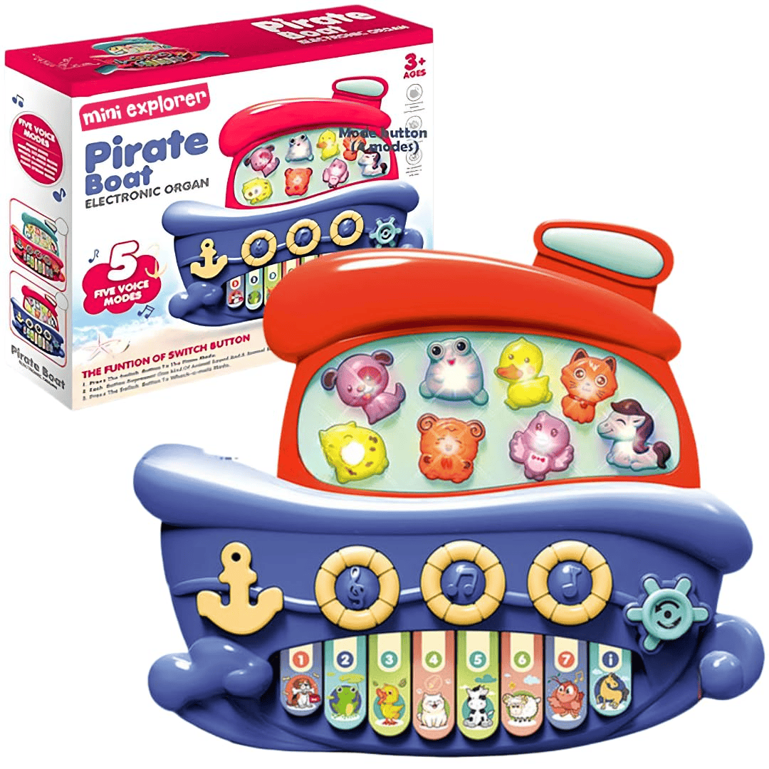PIRATE BOAT EDUCATIONAL MUSICAL TOY