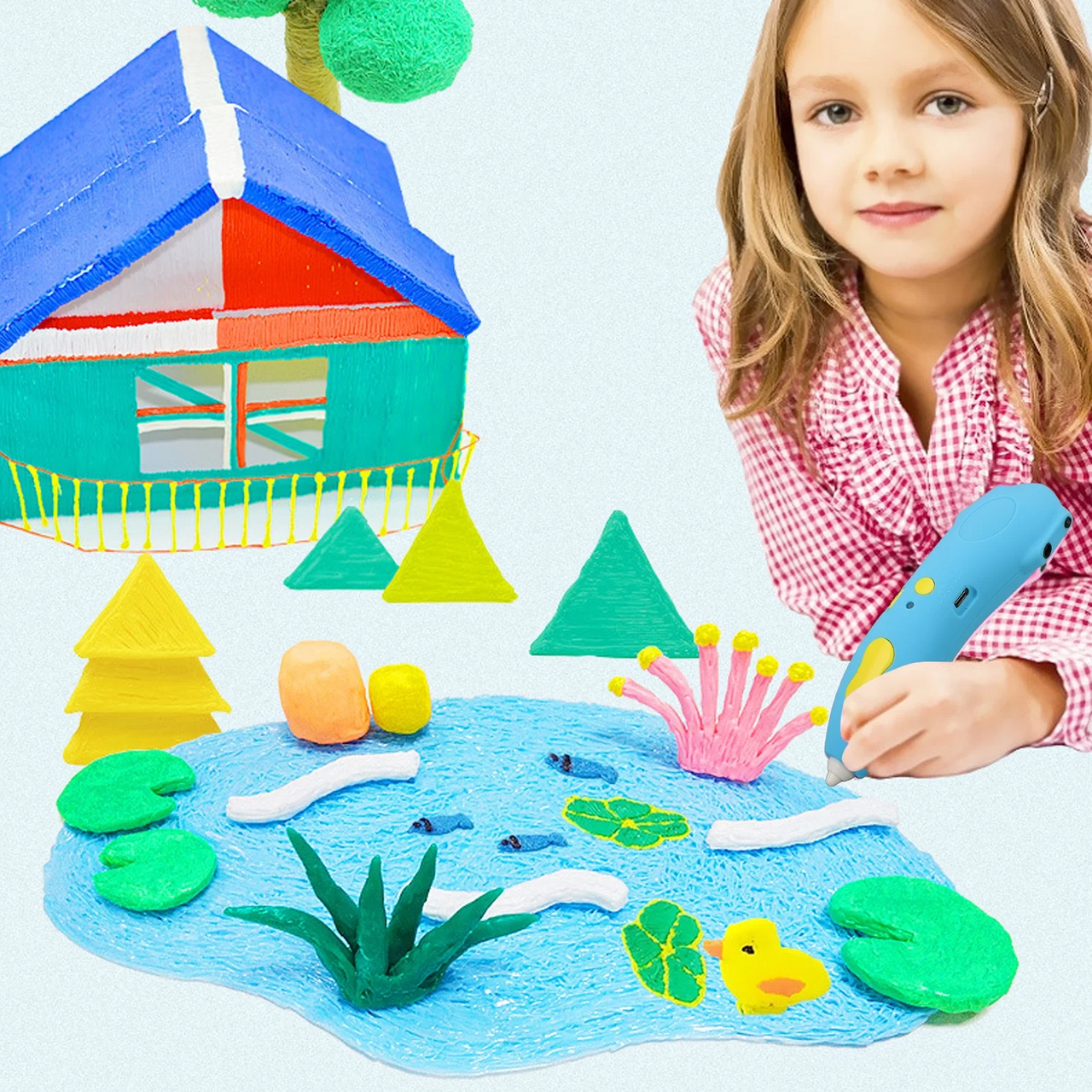 WIRELESS 3D PRINTING PEN WITH TOOLS