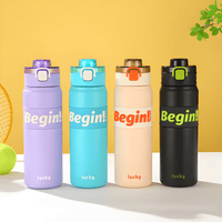 Thumbnail for BEGIN LUCKY – STYLISH SPORTS WATER BOTTLES ( PACK OF 1 )