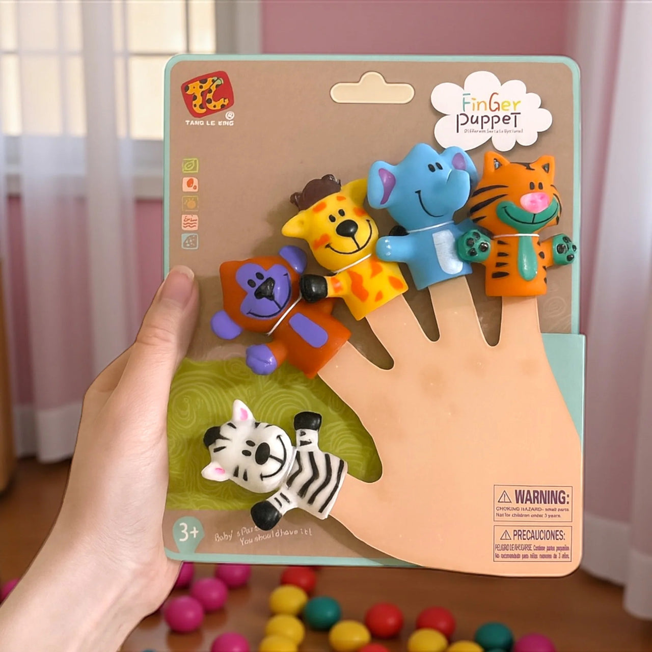 ANIMAL FINGER PUPPET SET