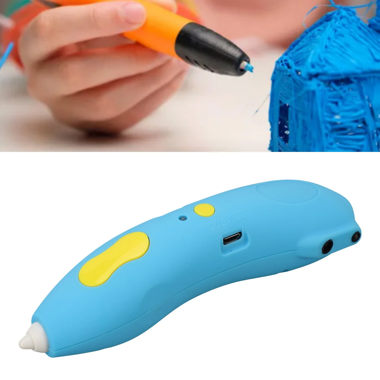 WIRELESS 3D PRINTING PEN WITH TOOLS