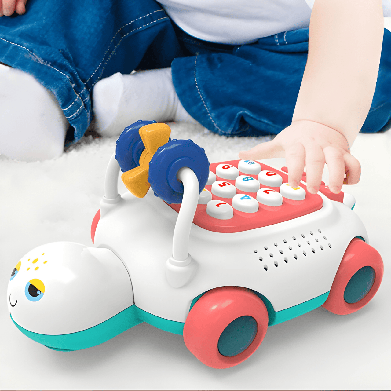 EDUCATIONAL MUSICAL TURTLE PHONE TOY