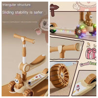 Thumbnail for LABUBU THEME 3 IN 1 FOLDABLE SCOOTY WITH MUSIC AND LIGHTS