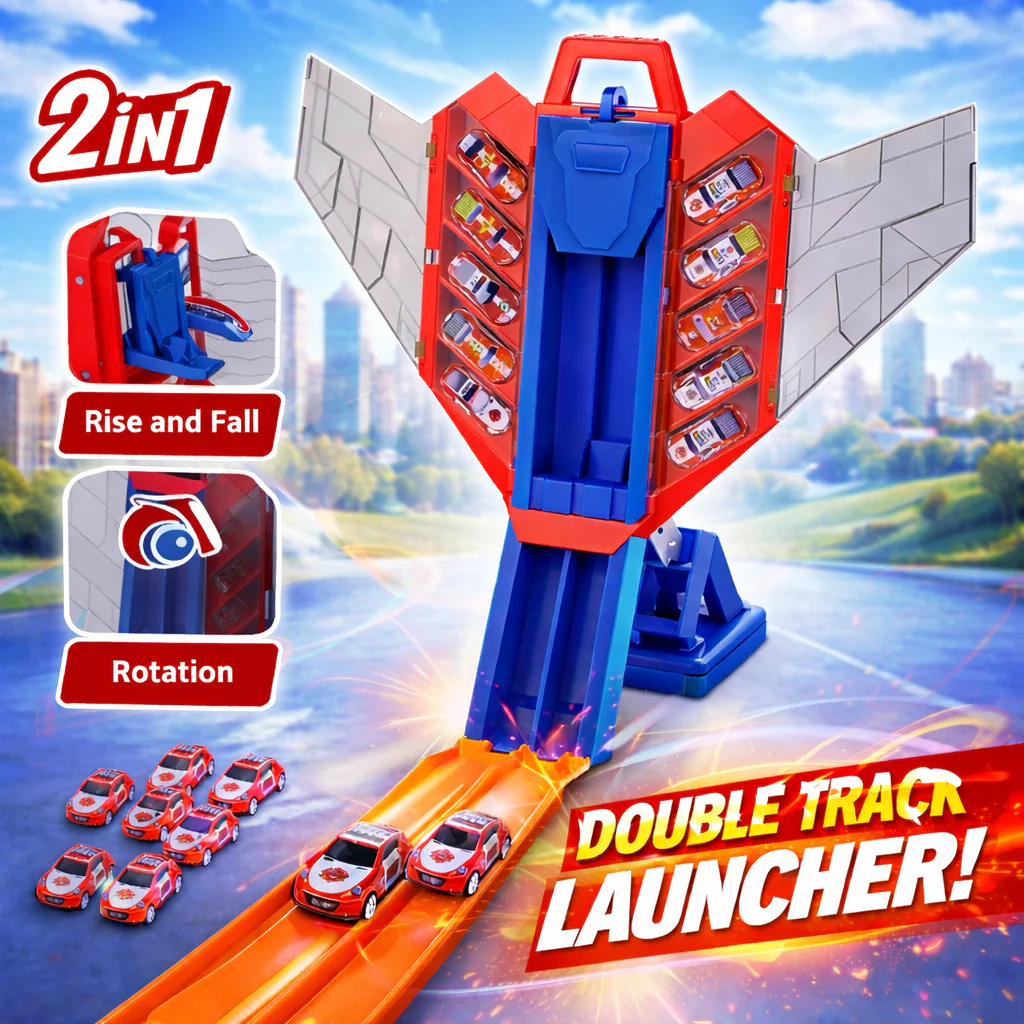 2-IN-1 DOUBLE TRACK LAUNCHER CASE
