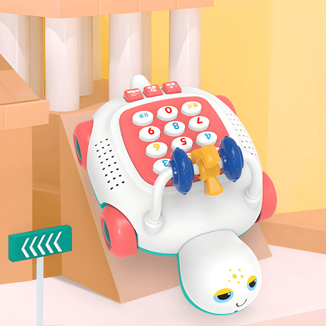 EDUCATIONAL MUSICAL TURTLE PHONE TOY
