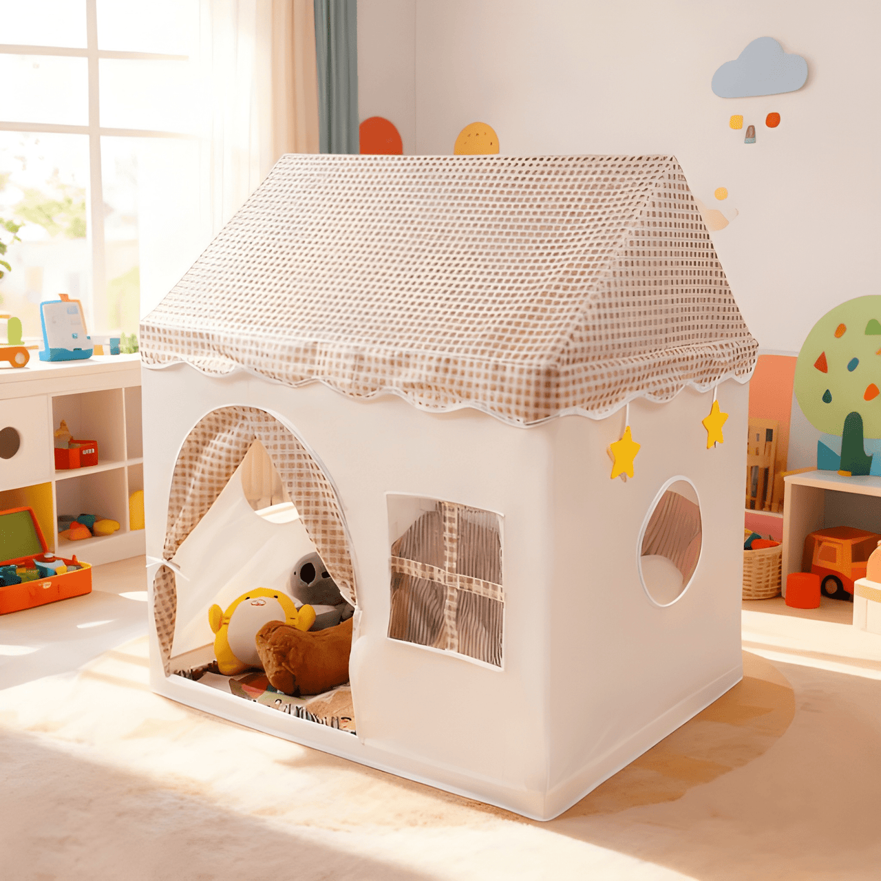 KIDS COZY PLAYHOUSE TENT | INDOOR IMAGINATION HOUSE