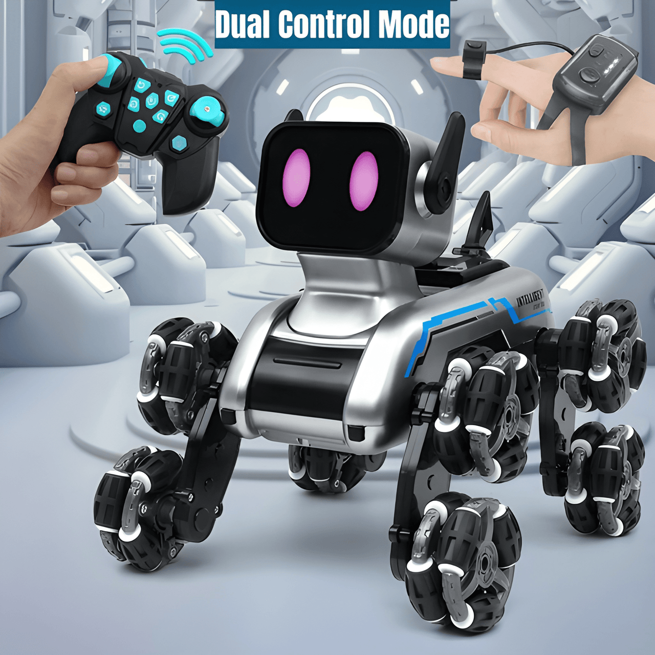 SMART INTERACTIVE ROBOT DOG WITH MUSIC AND LIGHT