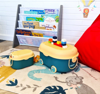 Thumbnail for COLORFUL CREATIVE BUILDING BLOCKS SET WITH STORAGE BOX