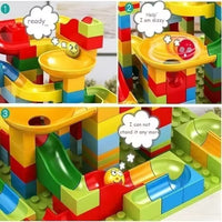 Thumbnail for MARBLE RACE RUN BLOCK SMALL SIZE BUILDING BLOCKS - 514PCS