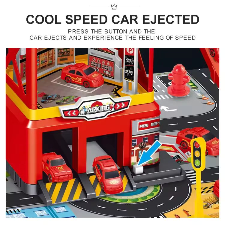 DIY CITY PARKING LOT TRACK SET